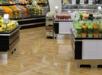Image of professionally cleaned floors at a NZ supermarket