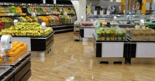 Image of a pristine NZ supermarket floor cleaned and polished by Fusion Property Services